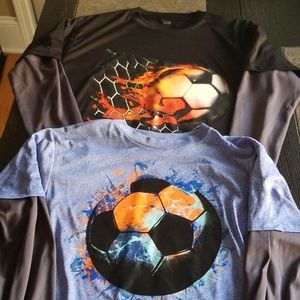 2 boys TekGear shirts